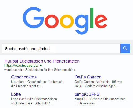 Suchmaschinenoptimierung